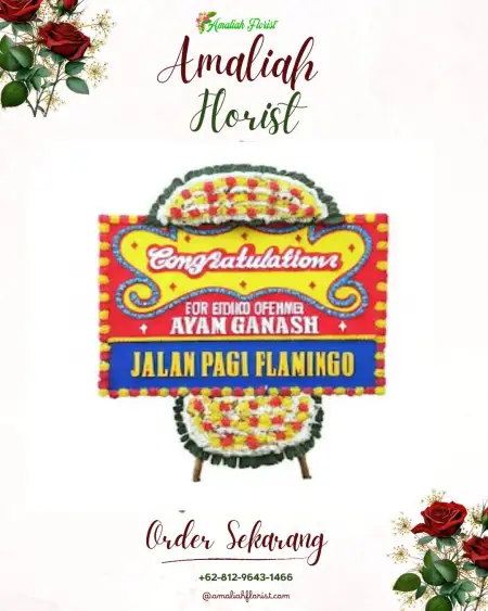 Sewa Papan Bunga Badau